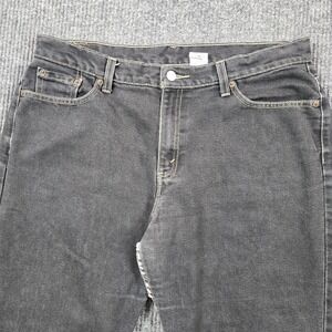 VTG Levis 515 Jeans Womens 16 Gray Charcoal Wash Low Rise‎ Bootcut Denim 34x31